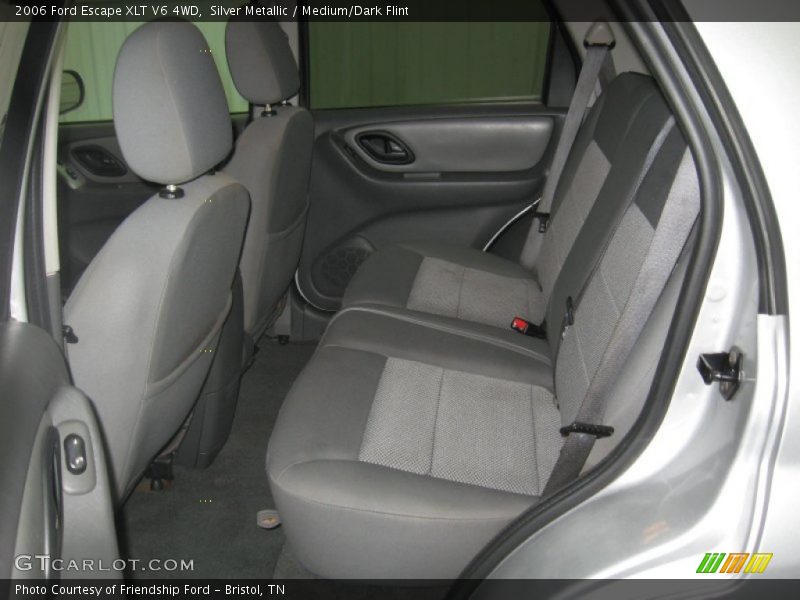 Rear Seat of 2006 Escape XLT V6 4WD