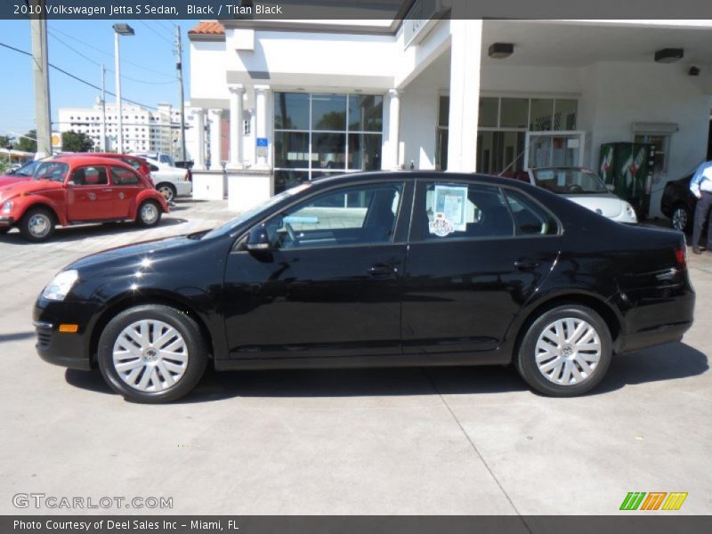 Black / Titan Black 2010 Volkswagen Jetta S Sedan