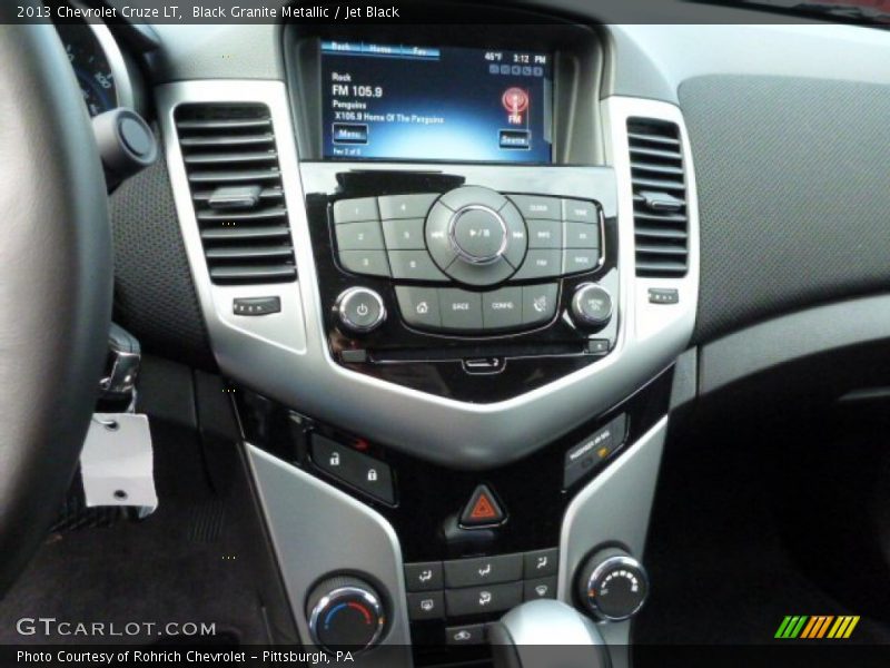 Black Granite Metallic / Jet Black 2013 Chevrolet Cruze LT