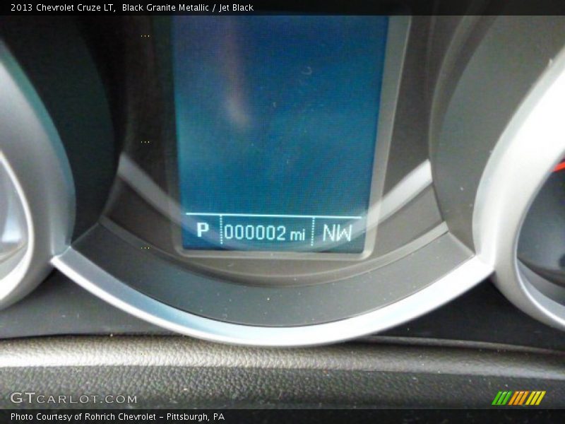 Black Granite Metallic / Jet Black 2013 Chevrolet Cruze LT