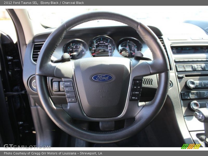 Ebony Black / Charcoal Black 2012 Ford Taurus SEL