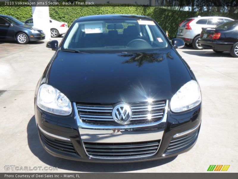Black / Titan Black 2010 Volkswagen Jetta S Sedan