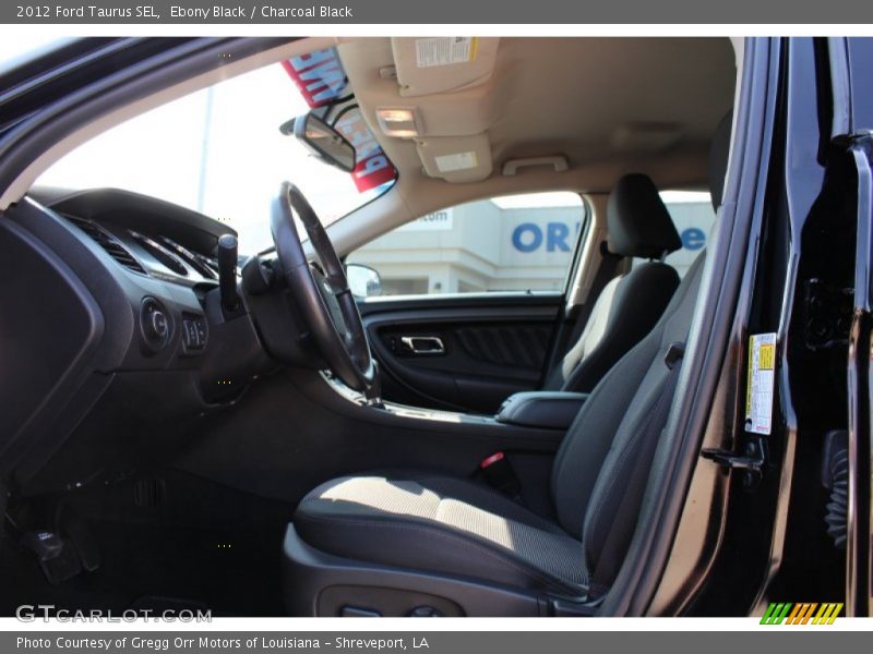 Ebony Black / Charcoal Black 2012 Ford Taurus SEL