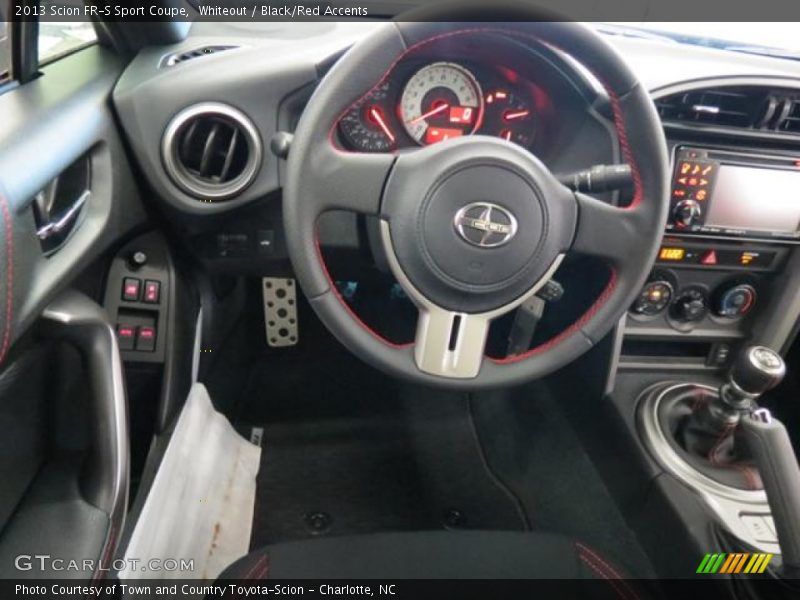 Whiteout / Black/Red Accents 2013 Scion FR-S Sport Coupe