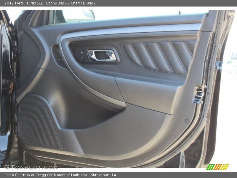 Ebony Black / Charcoal Black 2012 Ford Taurus SEL