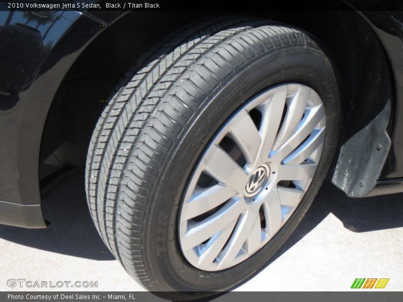 Black / Titan Black 2010 Volkswagen Jetta S Sedan