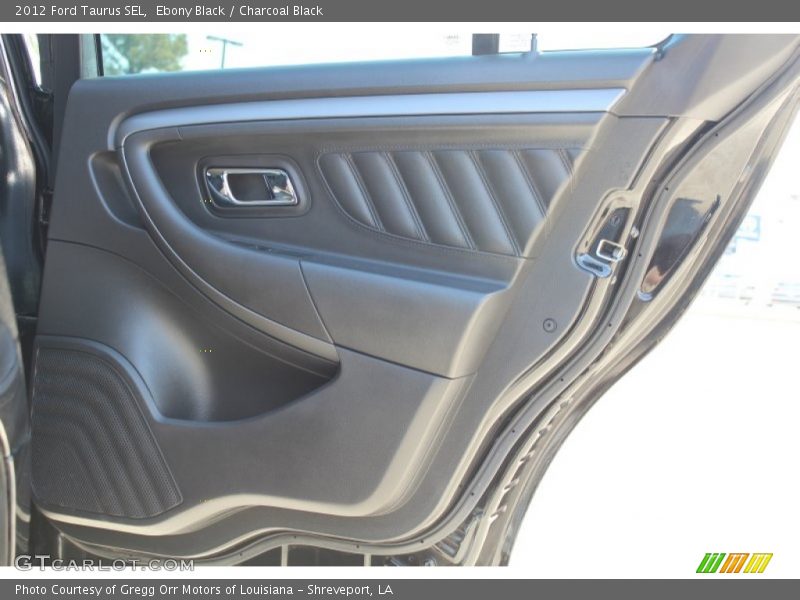 Ebony Black / Charcoal Black 2012 Ford Taurus SEL