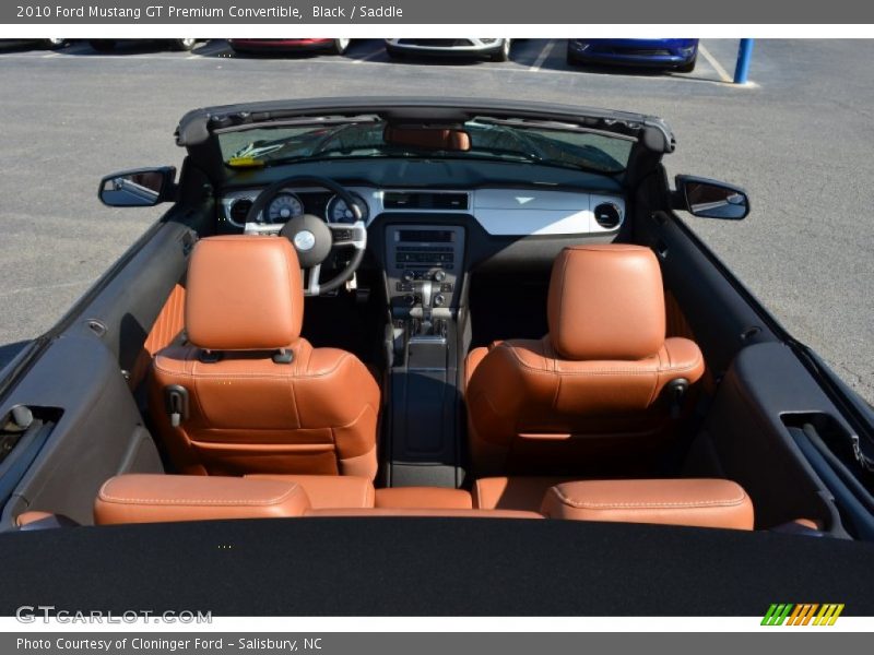 Black / Saddle 2010 Ford Mustang GT Premium Convertible