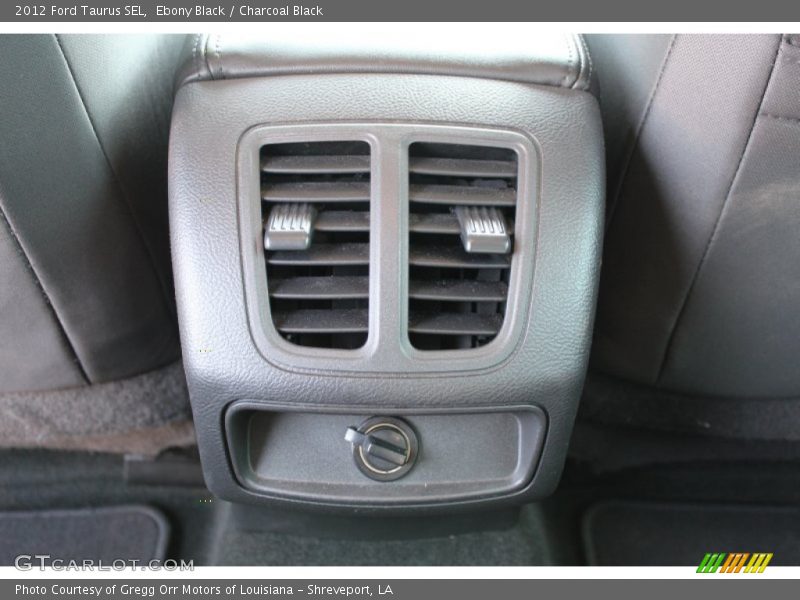 Ebony Black / Charcoal Black 2012 Ford Taurus SEL