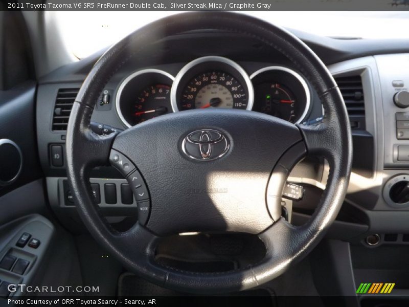 Silver Streak Mica / Graphite Gray 2011 Toyota Tacoma V6 SR5 PreRunner Double Cab