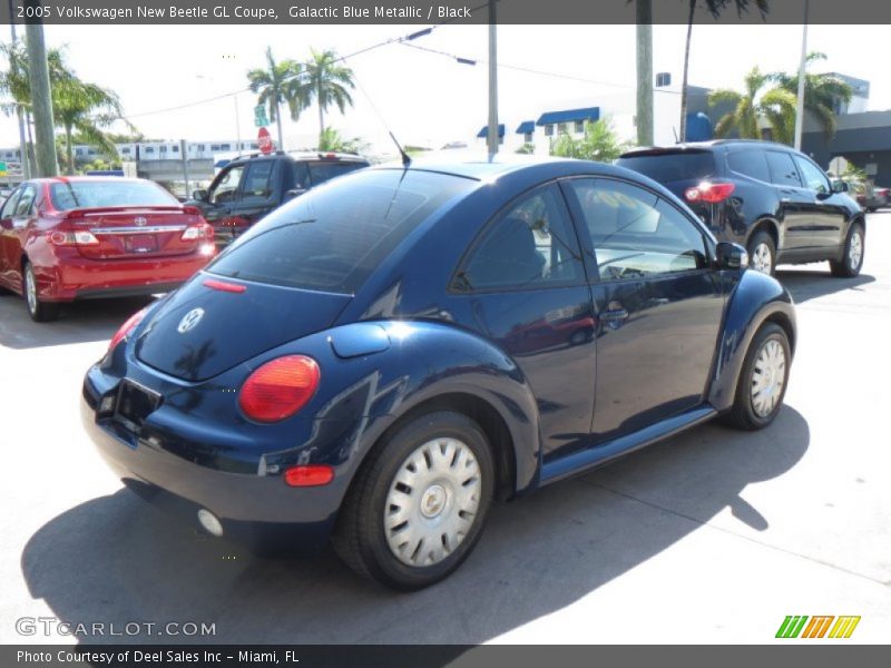Galactic Blue Metallic / Black 2005 Volkswagen New Beetle GL Coupe