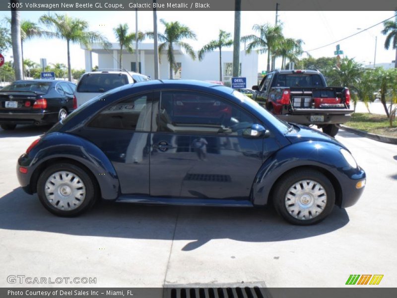 Galactic Blue Metallic / Black 2005 Volkswagen New Beetle GL Coupe