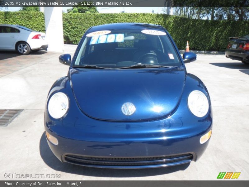 Galactic Blue Metallic / Black 2005 Volkswagen New Beetle GL Coupe