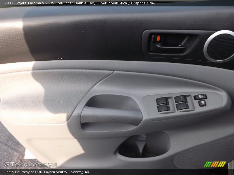 Silver Streak Mica / Graphite Gray 2011 Toyota Tacoma V6 SR5 PreRunner Double Cab