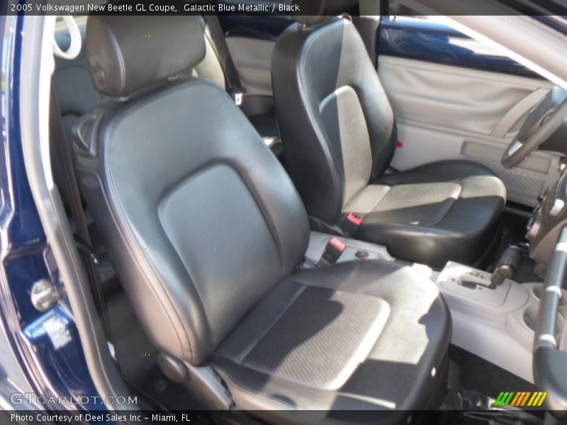 Galactic Blue Metallic / Black 2005 Volkswagen New Beetle GL Coupe