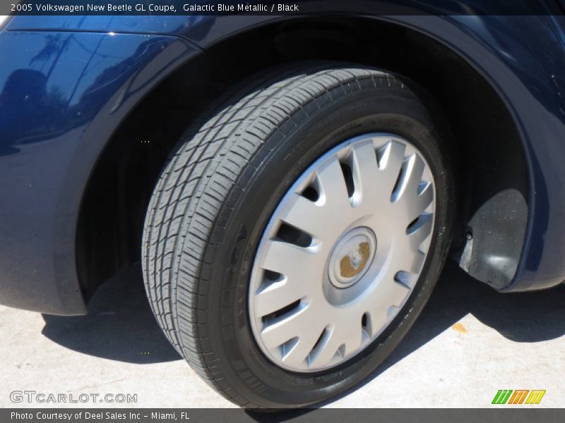 Galactic Blue Metallic / Black 2005 Volkswagen New Beetle GL Coupe