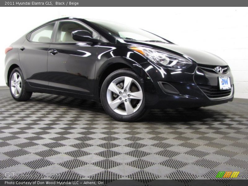 Black / Beige 2011 Hyundai Elantra GLS