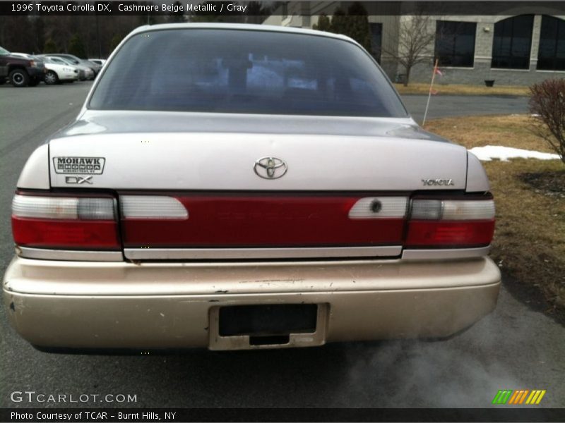 Cashmere Beige Metallic / Gray 1996 Toyota Corolla DX