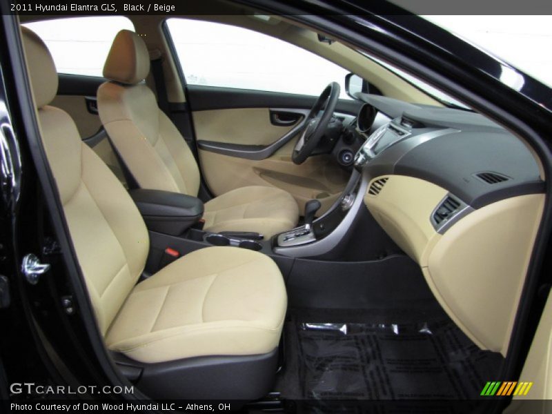 Black / Beige 2011 Hyundai Elantra GLS