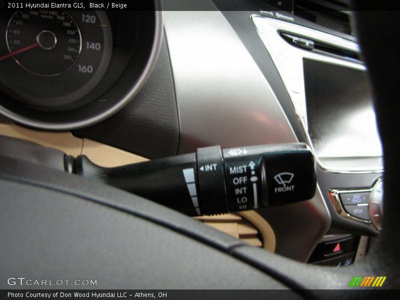 Black / Beige 2011 Hyundai Elantra GLS
