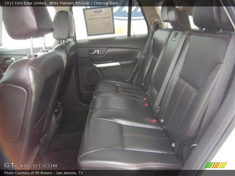 White Platinum Tri-Coat / Charcoal Black 2013 Ford Edge Limited