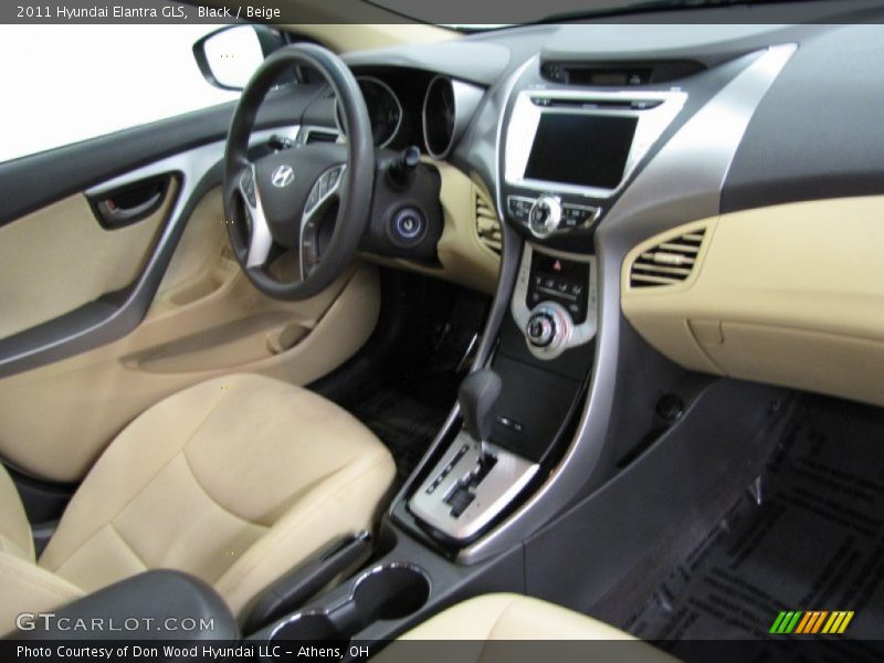 Black / Beige 2011 Hyundai Elantra GLS