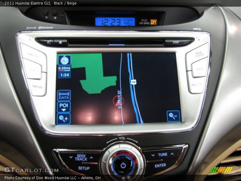 Black / Beige 2011 Hyundai Elantra GLS