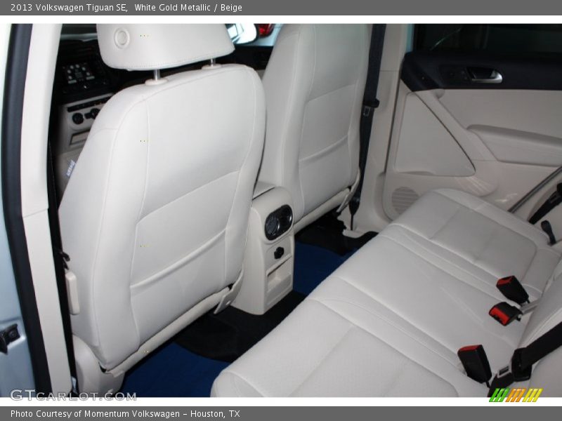 White Gold Metallic / Beige 2013 Volkswagen Tiguan SE