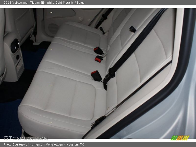 White Gold Metallic / Beige 2013 Volkswagen Tiguan SE