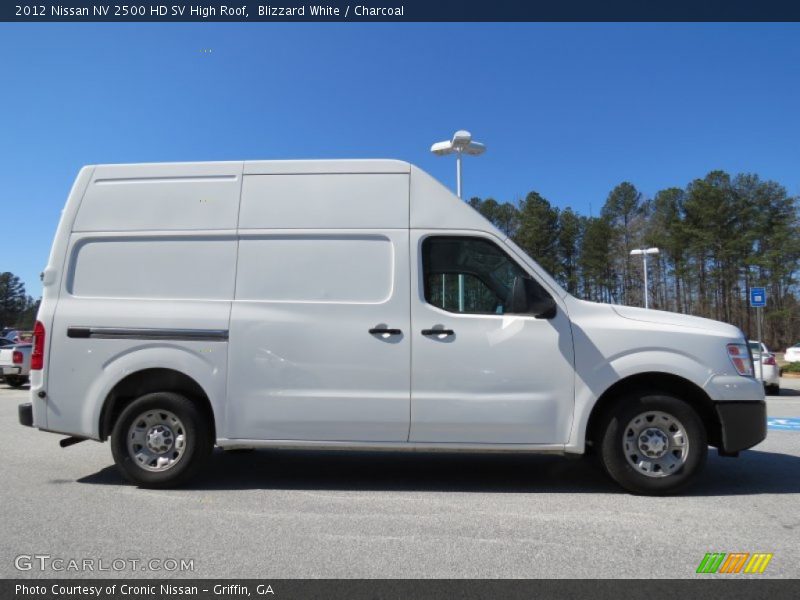 Blizzard White / Charcoal 2012 Nissan NV 2500 HD SV High Roof