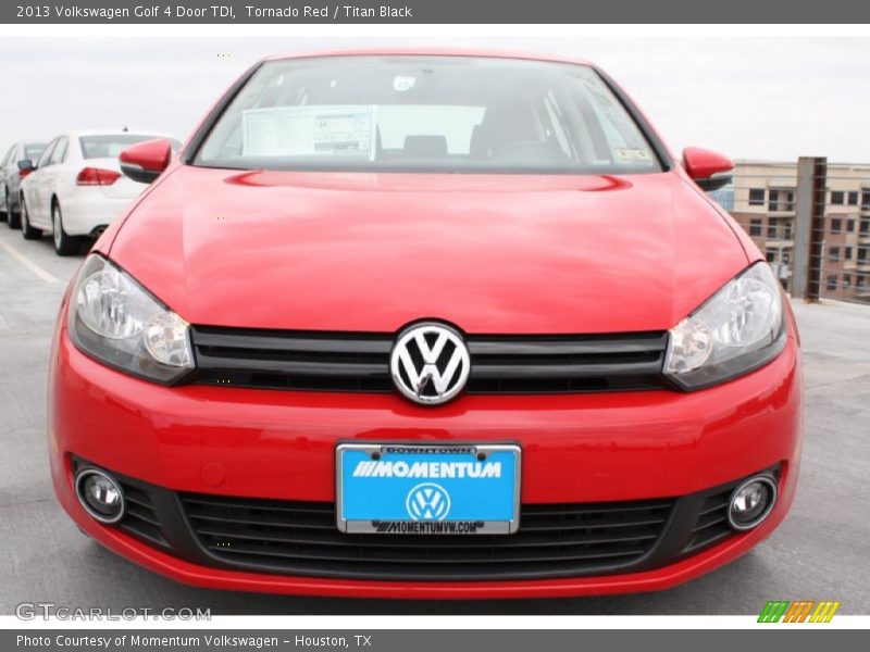 Tornado Red / Titan Black 2013 Volkswagen Golf 4 Door TDI