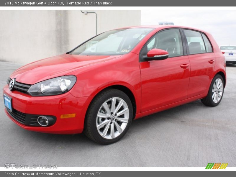 Tornado Red / Titan Black 2013 Volkswagen Golf 4 Door TDI