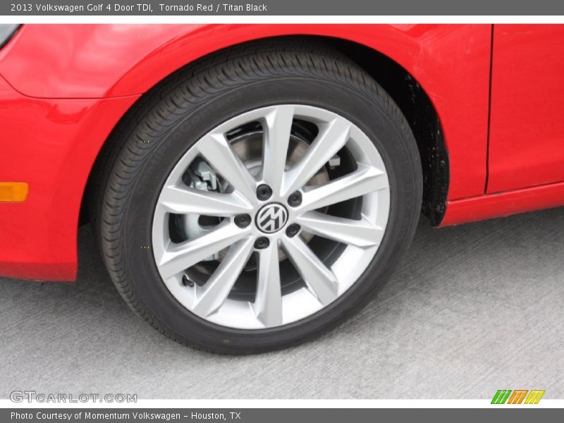 Tornado Red / Titan Black 2013 Volkswagen Golf 4 Door TDI