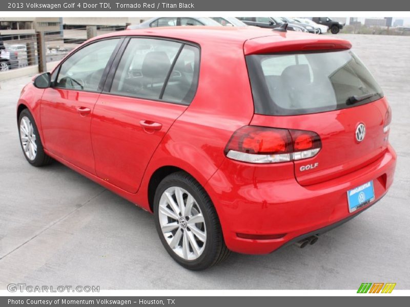 Tornado Red / Titan Black 2013 Volkswagen Golf 4 Door TDI