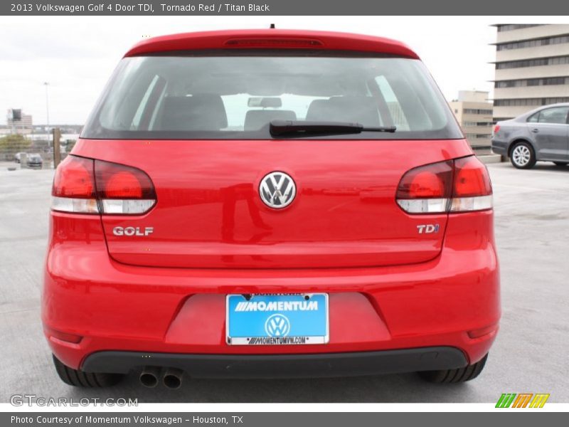 Tornado Red / Titan Black 2013 Volkswagen Golf 4 Door TDI
