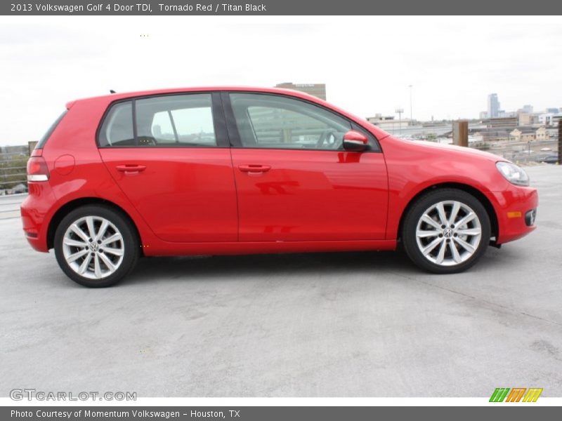 Tornado Red / Titan Black 2013 Volkswagen Golf 4 Door TDI