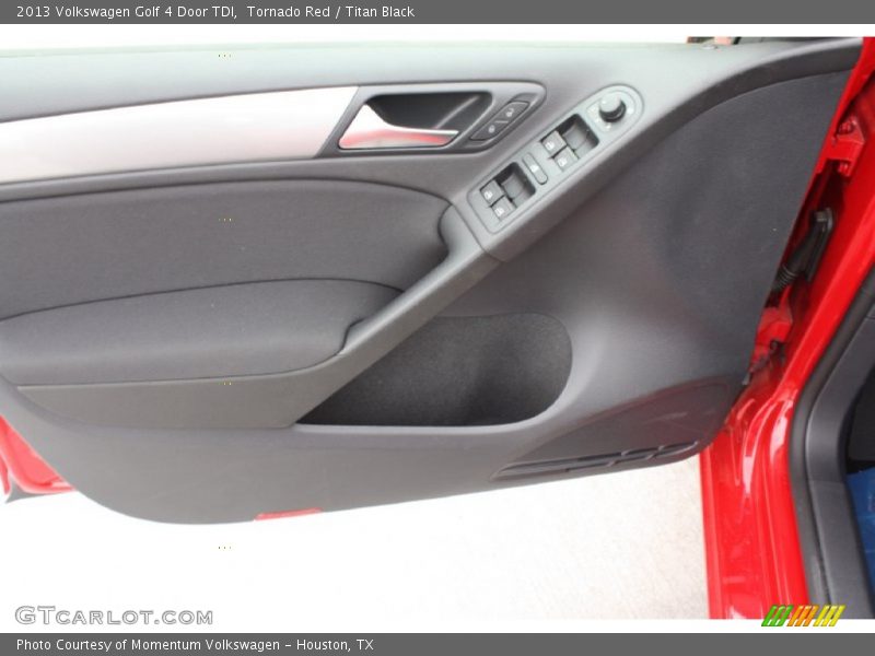 Tornado Red / Titan Black 2013 Volkswagen Golf 4 Door TDI