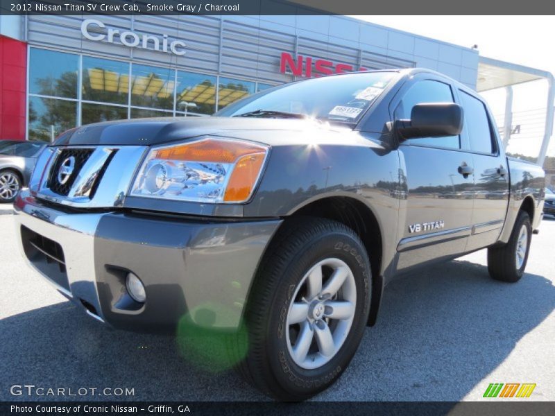 Smoke Gray / Charcoal 2012 Nissan Titan SV Crew Cab