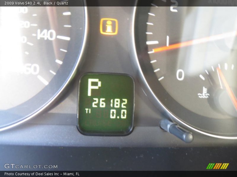 Black / Quartz 2009 Volvo S40 2.4i