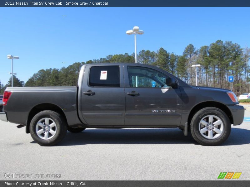 Smoke Gray / Charcoal 2012 Nissan Titan SV Crew Cab