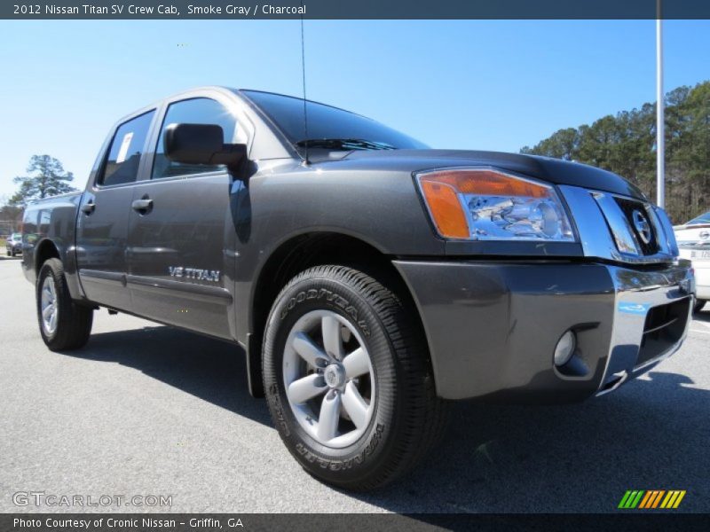 Smoke Gray / Charcoal 2012 Nissan Titan SV Crew Cab