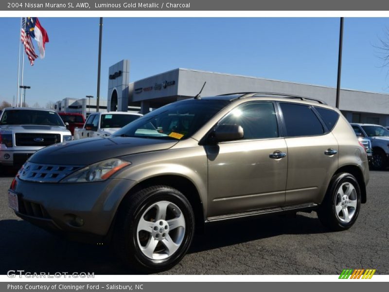 Luminous Gold Metallic / Charcoal 2004 Nissan Murano SL AWD