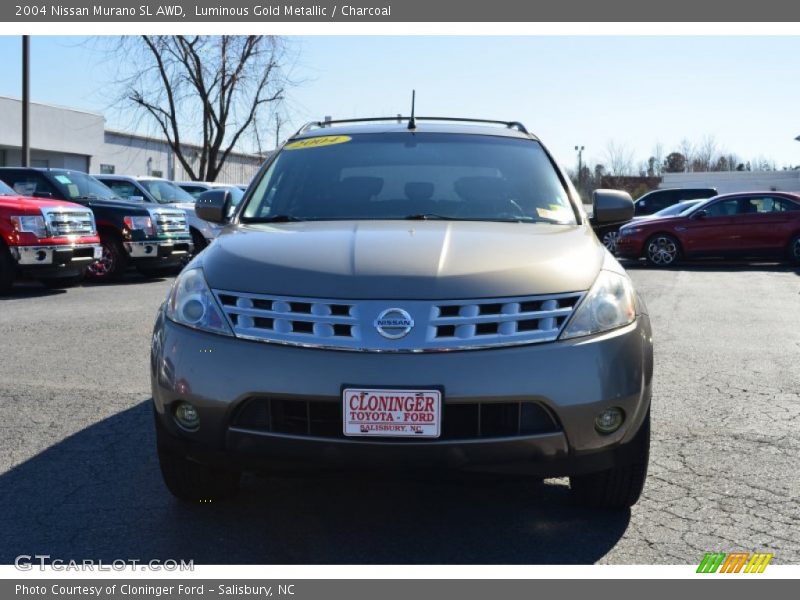 Luminous Gold Metallic / Charcoal 2004 Nissan Murano SL AWD