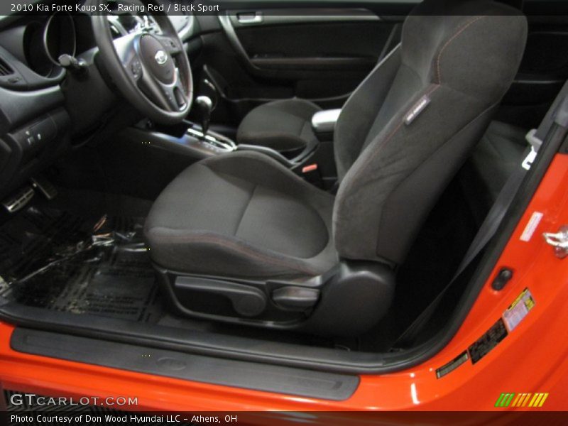Racing Red / Black Sport 2010 Kia Forte Koup SX