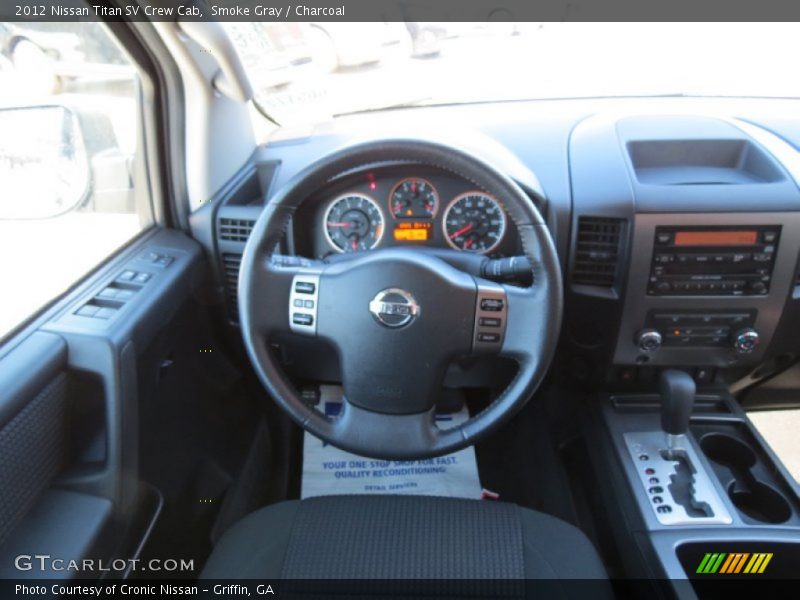 Smoke Gray / Charcoal 2012 Nissan Titan SV Crew Cab