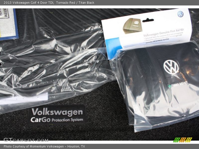 Tornado Red / Titan Black 2013 Volkswagen Golf 4 Door TDI