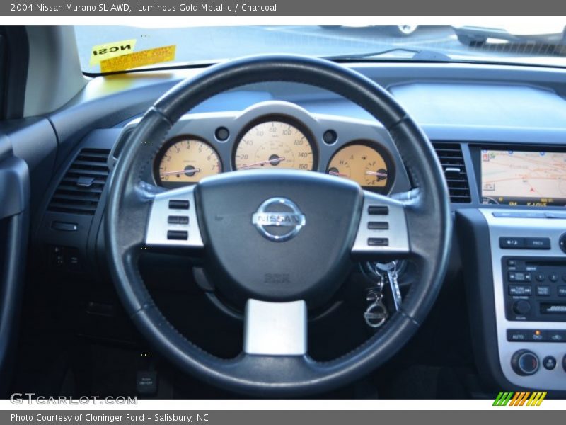 Luminous Gold Metallic / Charcoal 2004 Nissan Murano SL AWD