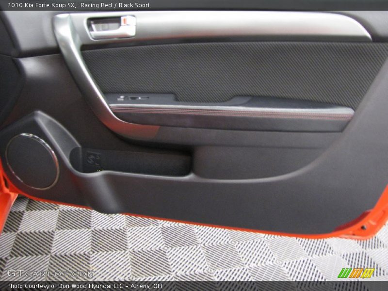 Racing Red / Black Sport 2010 Kia Forte Koup SX