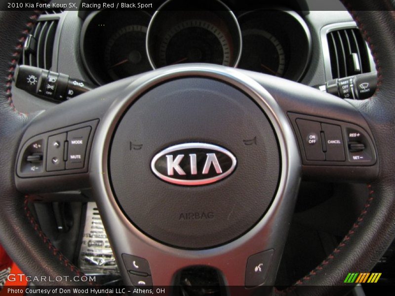 Racing Red / Black Sport 2010 Kia Forte Koup SX