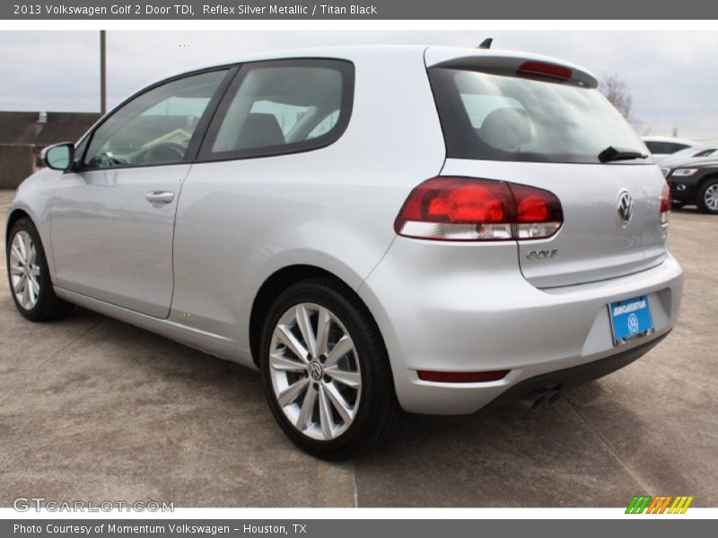 Reflex Silver Metallic / Titan Black 2013 Volkswagen Golf 2 Door TDI